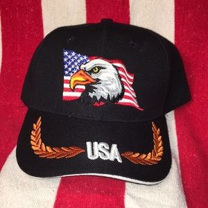 New USA Eagle American flag hat scrambled eggs